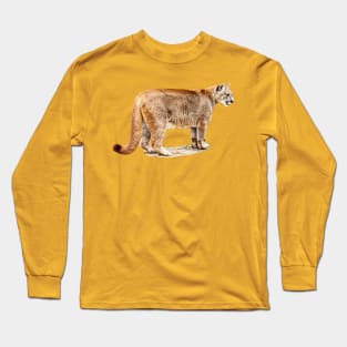 Full bodied Cougar Long Sleeve T-Shirt